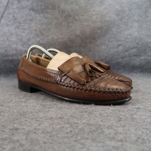 Giorgio Brutini Shoes Mens 9 Loafers Tassel Le Glove Slip On Leather Classic Moc